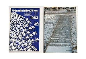 Finlandia hiihto 75 km. 1983. Viraliset tulokset. Official results. --- Osanottajaluettelo. List ...