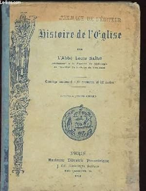 Image du vendeur pour HISTOIRE DE L'EGLISE. mis en vente par Le-Livre