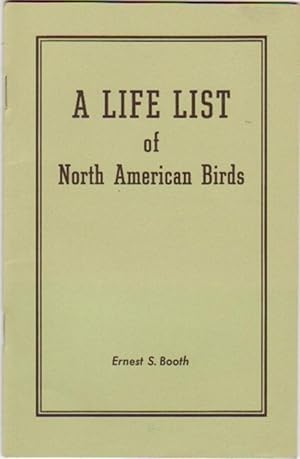 A Life List of North American Birds