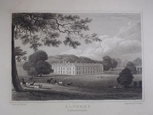 Seller image for Original Single Engraving from Views of the Seats of Noblemen and Gentlemen in England Scotland and Wales. By J.P. Neale. Published Between 1818 - 1829. for sale by Rostron & Edwards