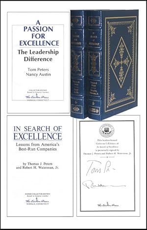 Imagen del vendedor de In Search of Excellence & A Passion for Excellence (2 VOL.) a la venta por Parrish Books