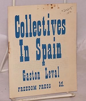 Imagen del vendedor de Collectives in Spain a la venta por Bolerium Books Inc.