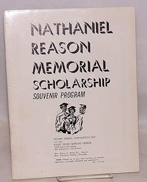 Nathaniel Reason memorial scholarship; souvenir program; second annual scholarship day of the Fir...