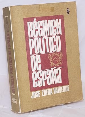 Seller image for Rgimen Poltico de Espaa for sale by Bolerium Books Inc.