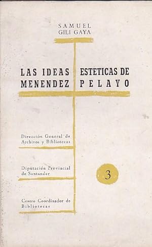 Image du vendeur pour Sobre la "Historia de las ideas estticas en Espaa" de Menndez Pelayo mis en vente par LIBRERA GULLIVER
