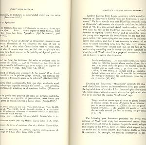 Seller image for BENAVENTE AND THE SPANISH PANORAMA 1894-1954 for sale by Libreria 7 Soles