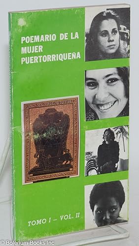 Bild des Verkufers fr Poemario de la mujer Puertorriquea; tomo 1, vol. II zum Verkauf von Bolerium Books Inc.