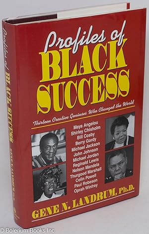 Bild des Verkufers fr Profiles of Black success; thirteen creative geniuses who changed the world zum Verkauf von Bolerium Books Inc.