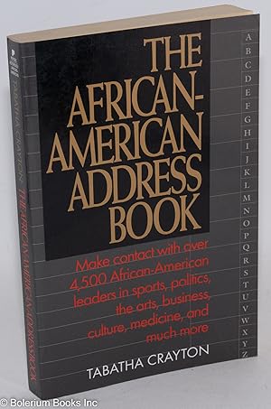 Seller image for The African-American address book for sale by Bolerium Books Inc.