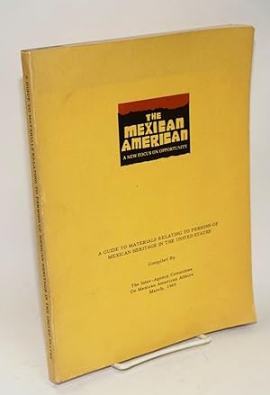 Seller image for A guide to materials relating to persons of Mexican heritage in the United States for sale by Bolerium Books Inc.