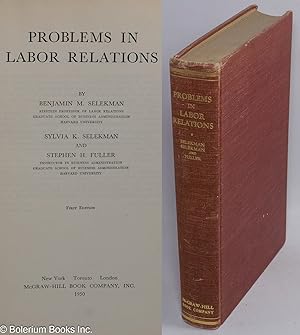 Imagen del vendedor de Problems in labor relations a la venta por Bolerium Books Inc.