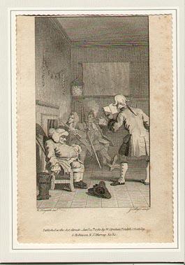 Imagen del vendedor de Hogarth Print (Engraving) a la venta por DR Fine Arts