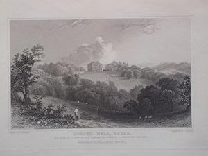 Seller image for A Fine Original Antique Engraved Print Illustrating A view of Copped Hall in Essex. Published in 1832. for sale by Rostron & Edwards