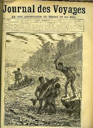 Bild des Verkufers fr Journal des voyages et des aventures de terre et de mer n 543 - Les peuples sauvages - Des arcs et des flches pour la chasse aux poissons, Les andamans, Le coureur des jungles, chapitre III, Le capitaine Henry Morgan, Faimali, IV, Stanley sur le haut zum Verkauf von Le-Livre