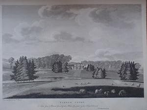 A Fine Original Antique Engraved Print Illustrating Barrow Court in Somerset, Published By John C...