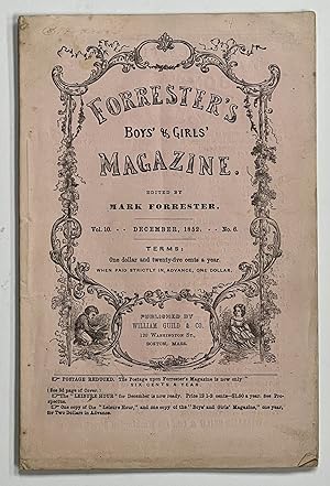 FORRESTER'S BOYS' & GIRLS' MAGAZINE. January, 1852. Vol. 9. No. 1