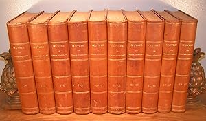 OEUVRES DE CHATEAUBRIAND (illustré de 100 gravures) (complet en 20 tome reliés en 10 volumes)