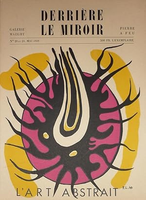 Fernand Léger. Hans Arp. L'Art abstrait. Mit 5 farbigen Originallithographien (davon 2 Doppelblat...