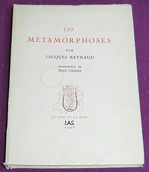 Seller image for LES METAMORPHOSES Pomes (1919-1944) for sale by LE BOUQUINISTE