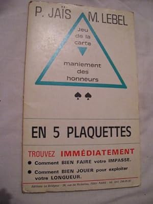 JEU DE ÑA CARTE, MANIEMENT DES HONNEURS, EN 5 PLAQUETTES