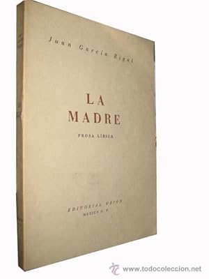 Seller image for LA MADRE. Prosa lirica. for sale by Librera Maestro Gozalbo