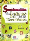 Sustitución de letras en la escritura