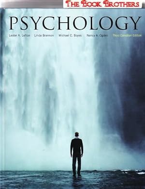 Immagine del venditore per Psychology:Third Canadian Edition venduto da THE BOOK BROTHERS