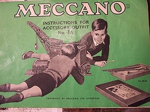 Meccano Instructions for Accessory Outfit No. 3A