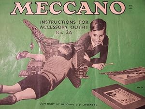 Meccano Instructions for Accessory Outfit No. 2A