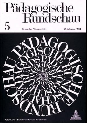 Pädagogische Rundschau 5. 65. Jahrgang / 2011. September / Oktober 2011.