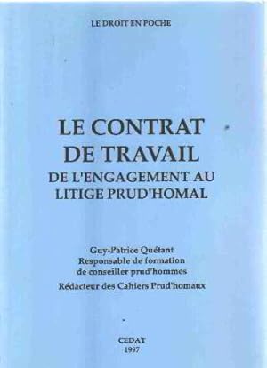 Le contrat de travail