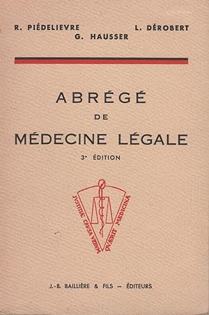 Seller image for abrg de mdecine lgale 3e dition for sale by secretdulivre