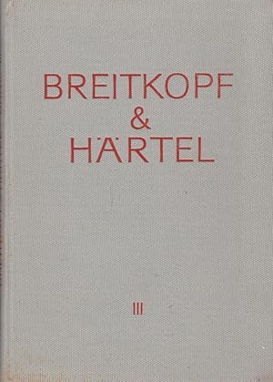 Breitkopf & Härtel: Gedenkschrift und Arbeitsbericht, Dritter Band 1918-1968 / Hellmuth von Hase