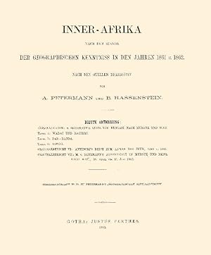 Imagen del vendedor de Inner-Afrika im Jahr 1861 und 1862 a la venta por Antiquariat  Fines Mundi