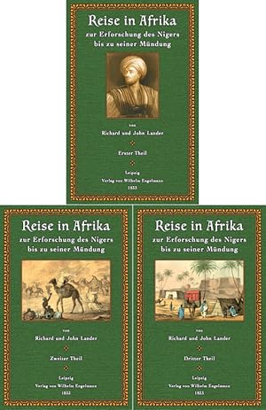Bild des Verkufers fr Reise in Afrika zur Erforschung des Nigers - 1 bis 3 zum Verkauf von Antiquariat  Fines Mundi