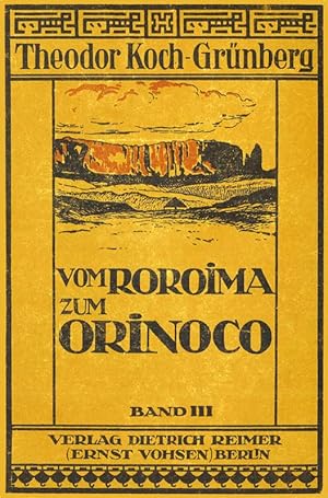 Bild des Verkufers fr Vom Roroima zum Orinoco - 3 zum Verkauf von Antiquariat  Fines Mundi