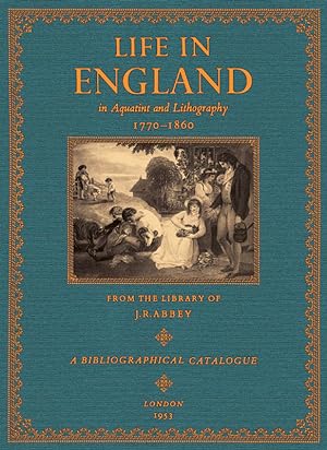 Bild des Verkufers fr Life in England in Aquatint and Lithography zum Verkauf von Antiquariat  Fines Mundi