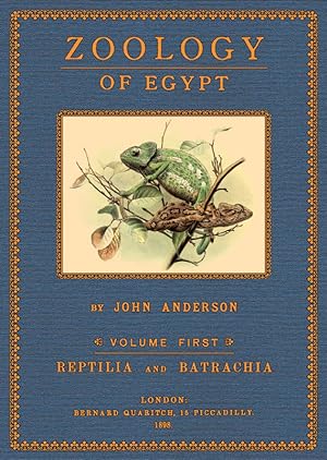 Zoology of Egypt 1: Reptilia