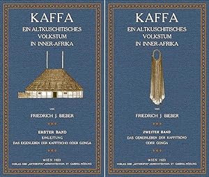 Bild des Verkufers fr Kaffa, Ein altkuschitisches Volkstum - 1 und 2 zum Verkauf von Antiquariat  Fines Mundi