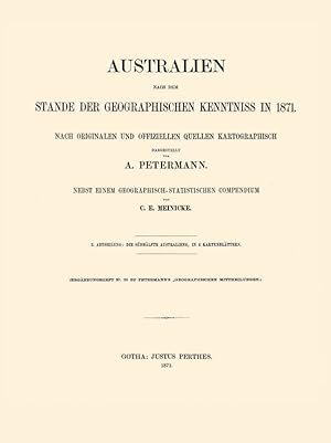 Bild des Verkufers fr Australien 1871 - Teil 2 zum Verkauf von Antiquariat  Fines Mundi