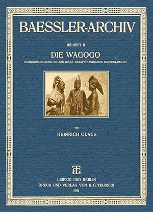 Bild des Verkufers fr Die Wagogo zum Verkauf von Antiquariat  Fines Mundi