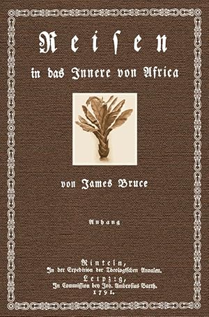 Image du vendeur pour Reisen in das Innere von Africa - Anhang mis en vente par Antiquariat  Fines Mundi