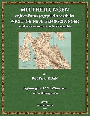 Bild des Verkufers fr Mittheilungen aus Perthes' geographischer Anstalt - Ergnzungsband 21 zum Verkauf von Antiquariat  Fines Mundi