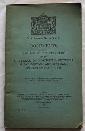 Documents Concerning German-Polish Relations