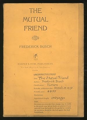 Seller image for The Mutual Friend for sale by Between the Covers-Rare Books, Inc. ABAA