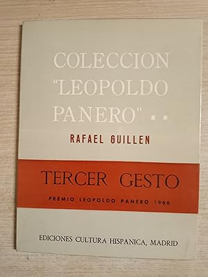 Seller image for Tercer Gesto for sale by Gibbon Libreria