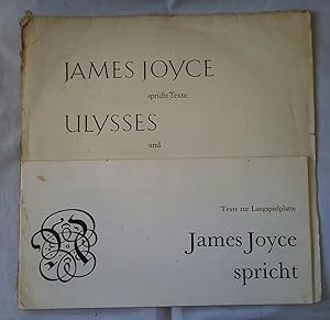 Seller image for James Joyce Spricht Texte Ulysses und Finnegans Wake. Deutsche Lesungen aus den gleichen Werken von Gert Westphal. A long-playing vinyl record in its sleeve with a booklet of the text with a three page introduction in German by T. S. Eliot. for sale by Addyman Books