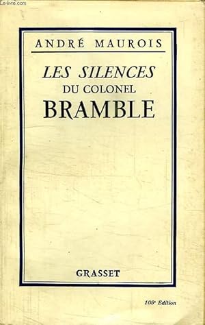 Bild des Verkufers fr LES SILENCES DU COLONEL BRAMBLE. zum Verkauf von Le-Livre