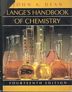 Seller image for Lange's Handbook Of Chemistry for sale by Jonathan Grobe Books