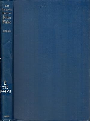 Seller image for The Religious Faith Of John Fiske for sale by Jonathan Grobe Books